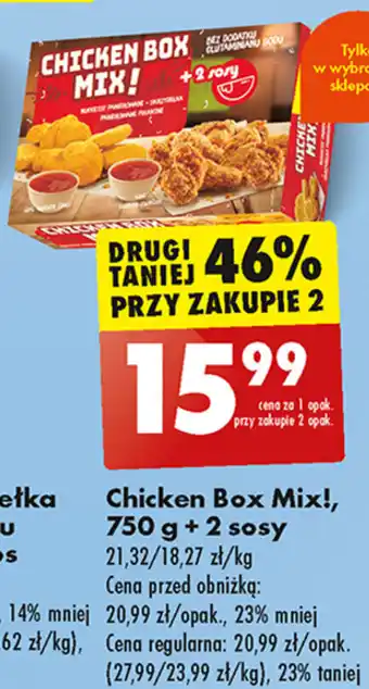 Chicken Box Mix!, 750 g + 2 sosy