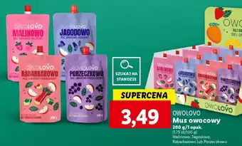 Lidl OWOLOVO Mus owocowy 200 g oferta
