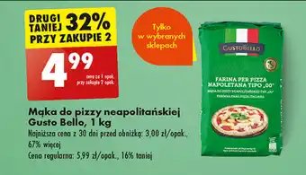 Biedronka Mąka do pizzy neapolitańskiej Gusto Bello, 1 kg oferta