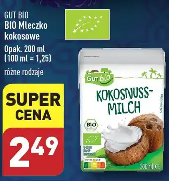 ALDI GUT BIO Mleczko kokosowe 200 ml oferta