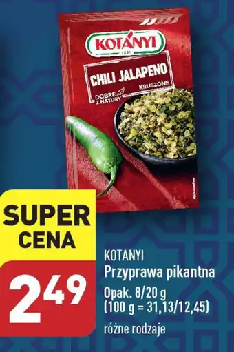 ALDI KOTANYI Przyprawa pikantna 8 / 20 g oferta