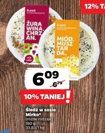 Śledź w sosie Mirko 180 g