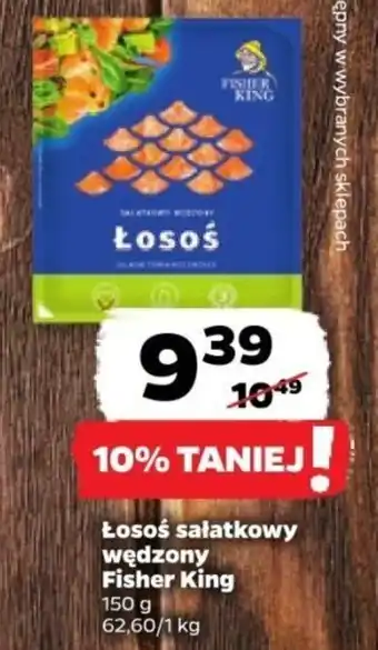 Netto Łosoś sałatkowy wędzony Fisher King 150 g oferta