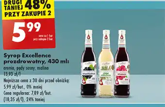 Biedronka Syrop Excellence prozdrowotny, 430 ml oferta