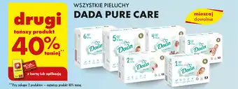 Biedronka WSZYSTKIE PIELUCHY DADA PURE CARE oferta