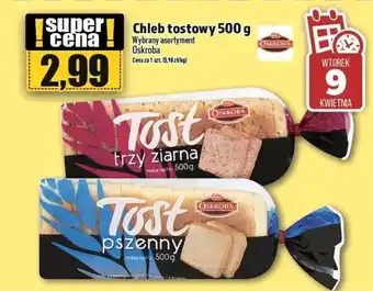 Topaz Chleb tostowy 500 g Oskroba oferta