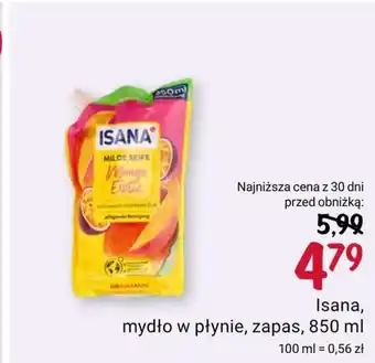 Rossmann Zapas mydła Isana oferta