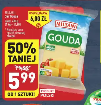 ALDI MILSANI Ser Gouda 400 g oferta
