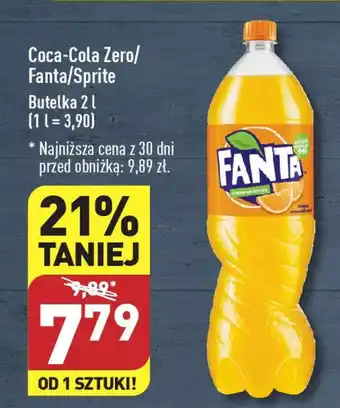 ALDI Coca-Cola Zero / Fanta / Sprite 2 l oferta