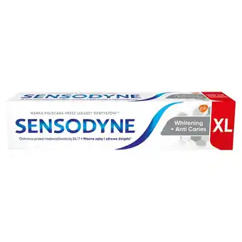 Biedronka Sensodyne Whitening + Anti Caries Pasta do zębów z fluorkiem 100 ml oferta