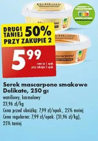 Biedronka Mascarpone oferta