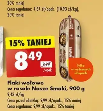 Biedronka Flaki wołowe oferta