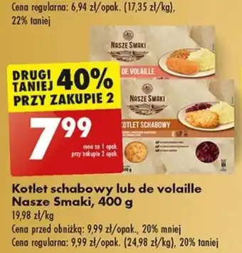 Biedronka Kotlet schabowy oferta
