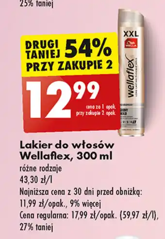 Biedronka Lakier do włosów Wellaflex, 300 ml oferta