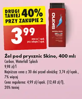 Biedronka Żel pod prysznic Skino, 400 ml oferta