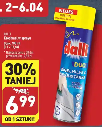 ALDI DALLI Krochmal w sprayu 400 ml oferta