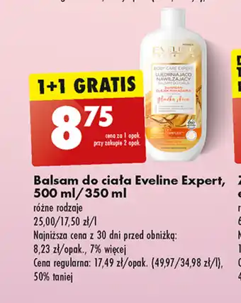 Biedronka Balsam do ciała Eveline Expert, 500 ml/350 ml oferta