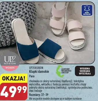 ALDI UP2FASHION Klapki damskie oferta