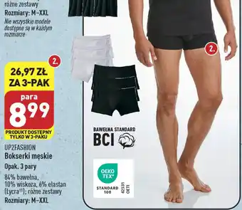 UP2FASHION Bokserki męskie 3 pary