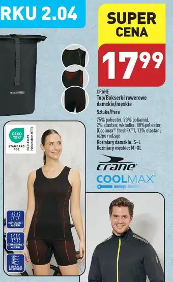 ALDI CRANE Top / Bokserki rowerowe damskie / męskie oferta