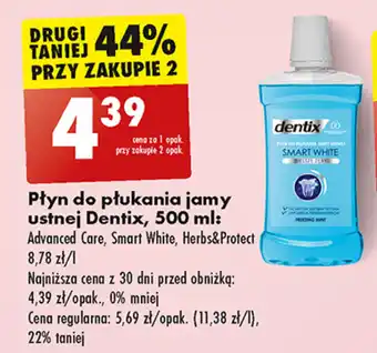 Biedronka Płyn do płukania jamy ustnej Dentix, 500 ml oferta