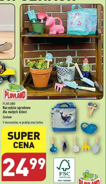 ALDI PLAYLAND Narzędzia ogrodowe dla małych dzieci oferta