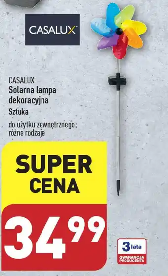 ALDI CASALUX Solarna lampa dekoracyjna oferta