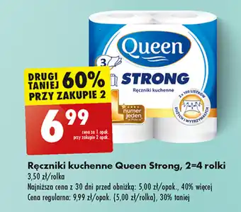 Biedronka Ręczniki kuchenne Queen Strong, 2-4 rolki oferta