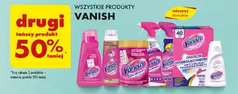 Biedronka WSZYSTKIE PRODUKTY VANISH oferta