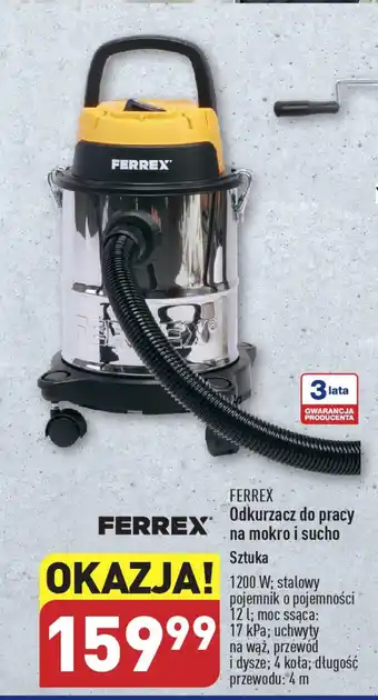 ALDI FERREX Odkurzacz do pracy na mokro i sucho oferta