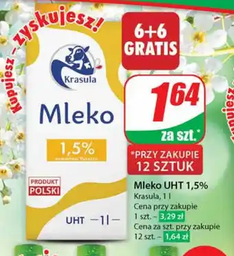 Dino Mleko UHT 1,5% 1 l oferta