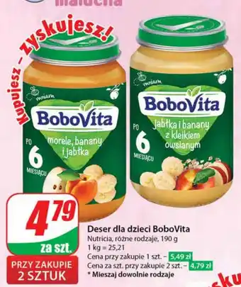 Dino Deser dla dzieci BoboVita 190 g oferta