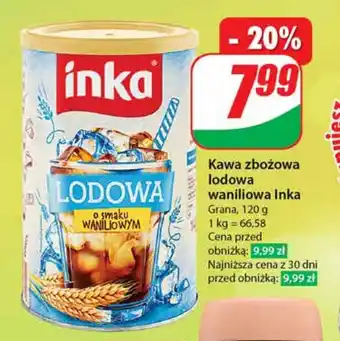 Dino Kawa zbożowa lodowa waniliowa Inka 120 g oferta