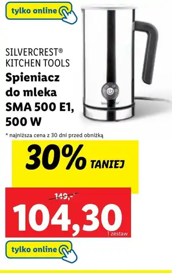 Lidl Spieniacz do mleka SilverCrest oferta