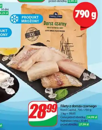 Dino Filety z dorsza czarnego 790/750 g oferta
