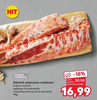 Kaufland Żeberka wieprzowe oferta