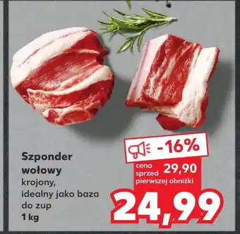Kaufland Szponder wołowy oferta