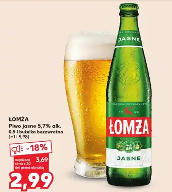 Kaufland Piwo Łomża oferta