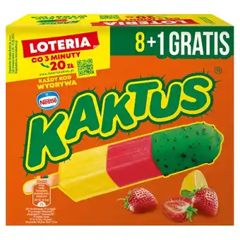 Kaufland Kaktus Lody wodne o smaku cytrynowym i sorbet truskawkowy 405 ml (9 sztuk) oferta