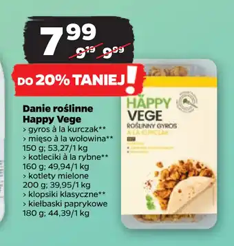 Netto Danie roślinne Happy Vege oferta