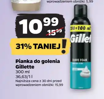 Netto Pianka do golenia Gillette oferta