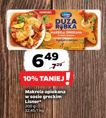 Netto Makrela opiekana w sosie greckim Lisner oferta