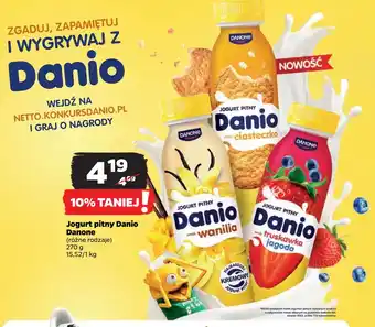 Netto Jogurt pitny Danio Danone oferta