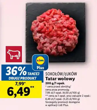 SOKOŁÓW/ŁUKÓW Tatar wołowy 200g