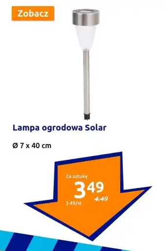 Action Lampa ogrodowa Solar oferta