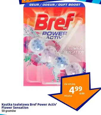 Action Kostka toaletowa Bref Power Activ' Flower Sensation 50g oferta