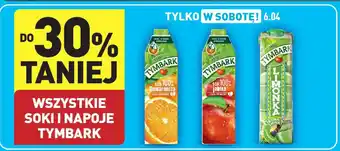 ALDI WSZYSTKIE SOKI I NAPOJE TYMBARK oferta