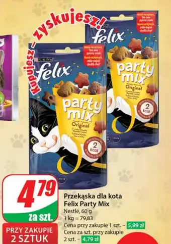 Dino Przekąska dla kota Felix Party Mix Nestlé, 60 g oferta