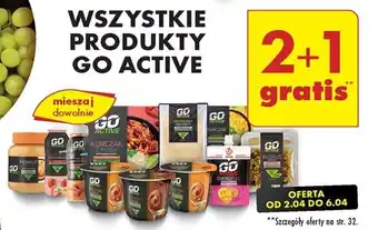 Biedronka WSZYSTKIE PRODUKTY GO ACTIVE oferta
