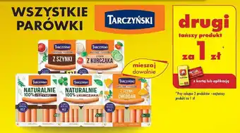 Biedronka WSZYSTKIE PARÓWKI TARCZYŃSKI oferta